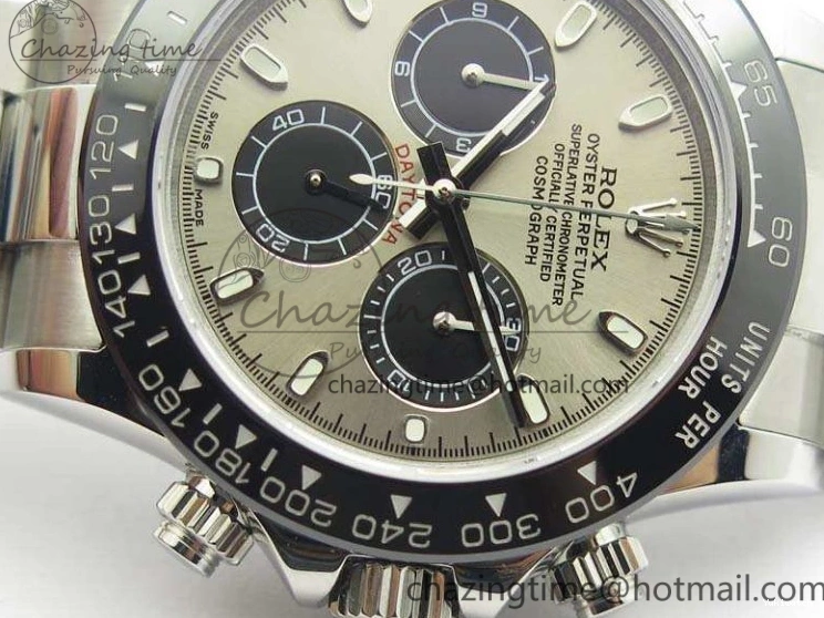 Bracelet A4130 Edition Daytona Gray Bezel On SS Dial JH 116519LN Best Ceramic 0908